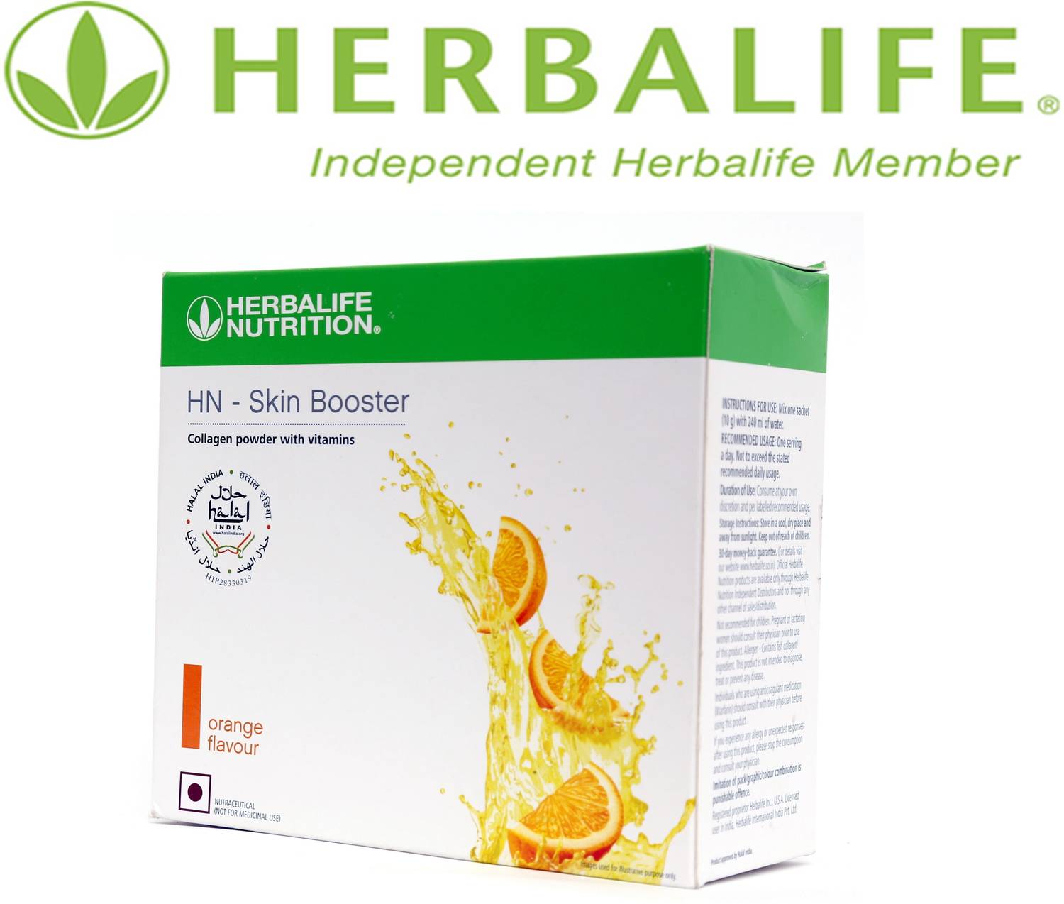Herbalife Nutrition HN-skin booster - orange - 10gms - 30 sachets