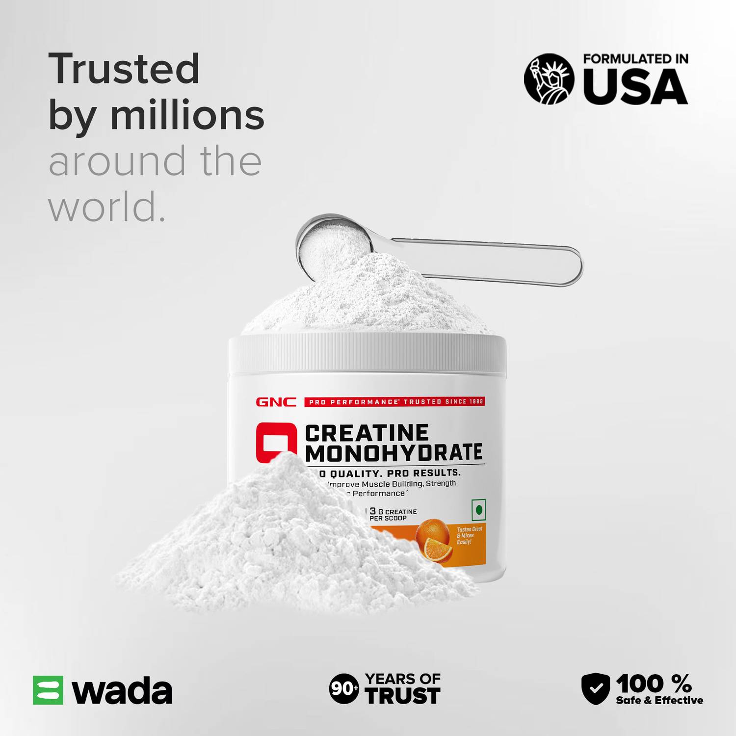 GNC Pro Performance Creatine Monohydrate 100g - Image 2