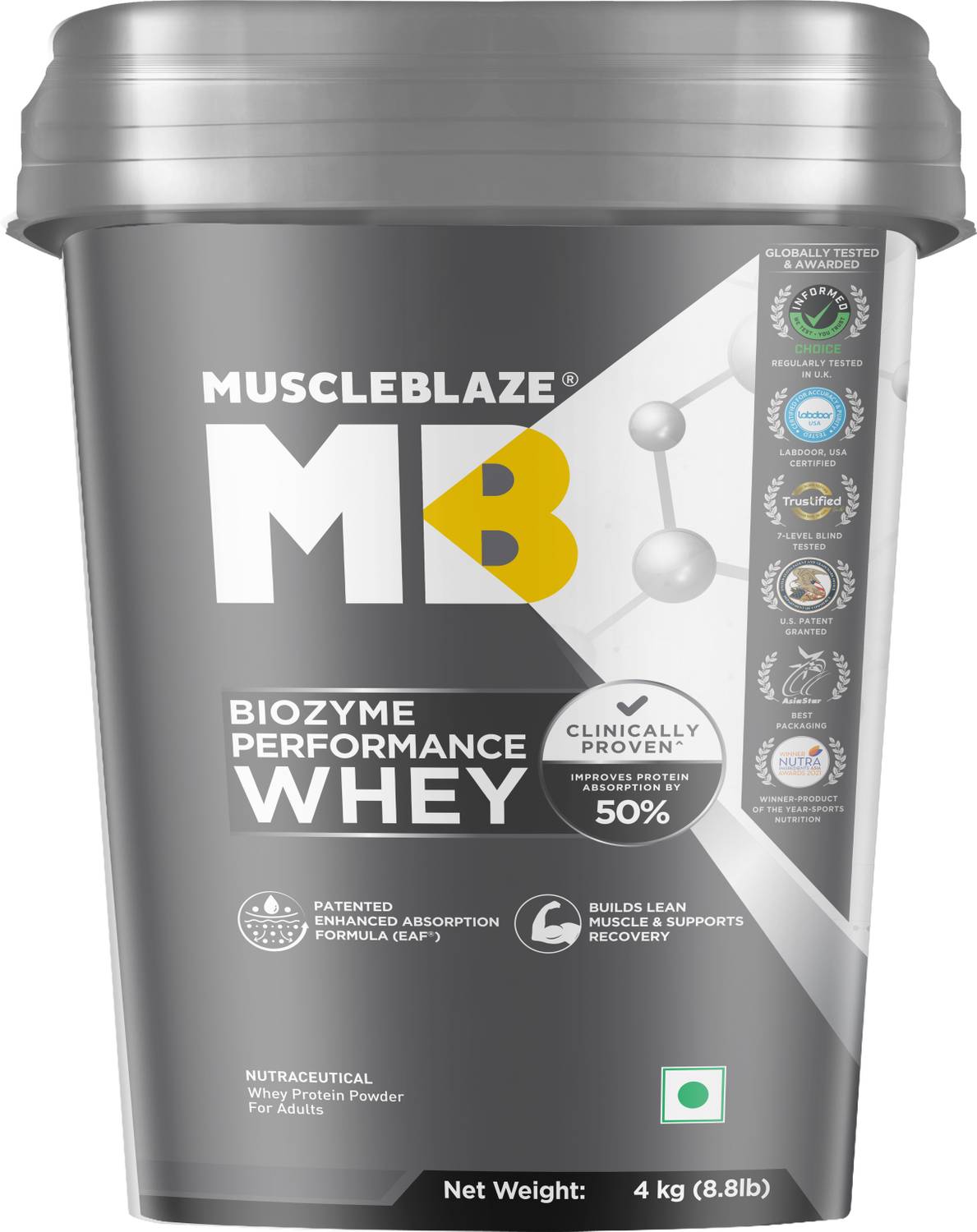MUSCLEBLAZE Biozyme 25g Protein Powder - Image 1