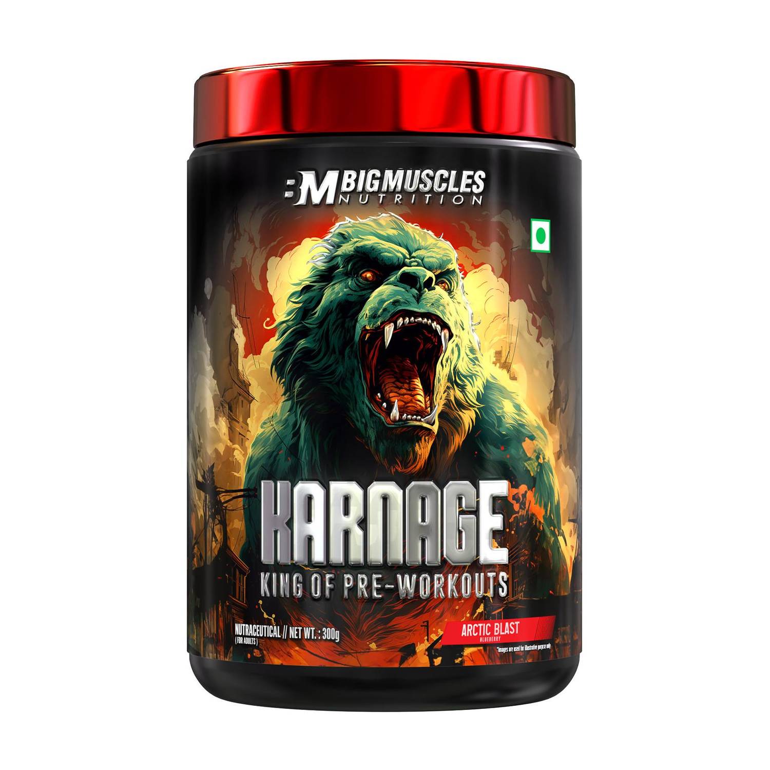 BIGMUSCLES Karnage Preworkout 60 Servings - Image 1