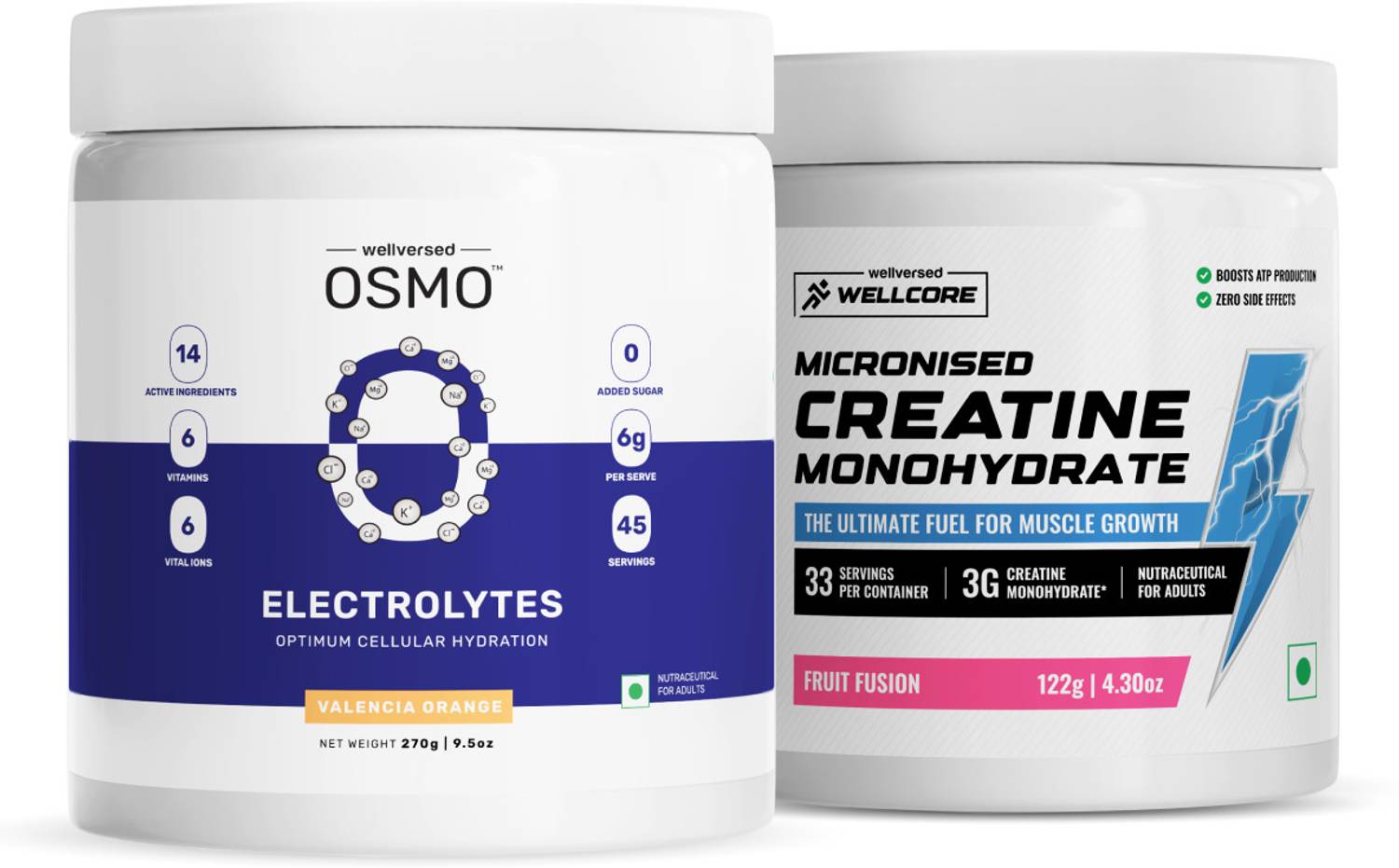Wellcore Performance Combo Pack OSMO Electrolytes + Creatine (2