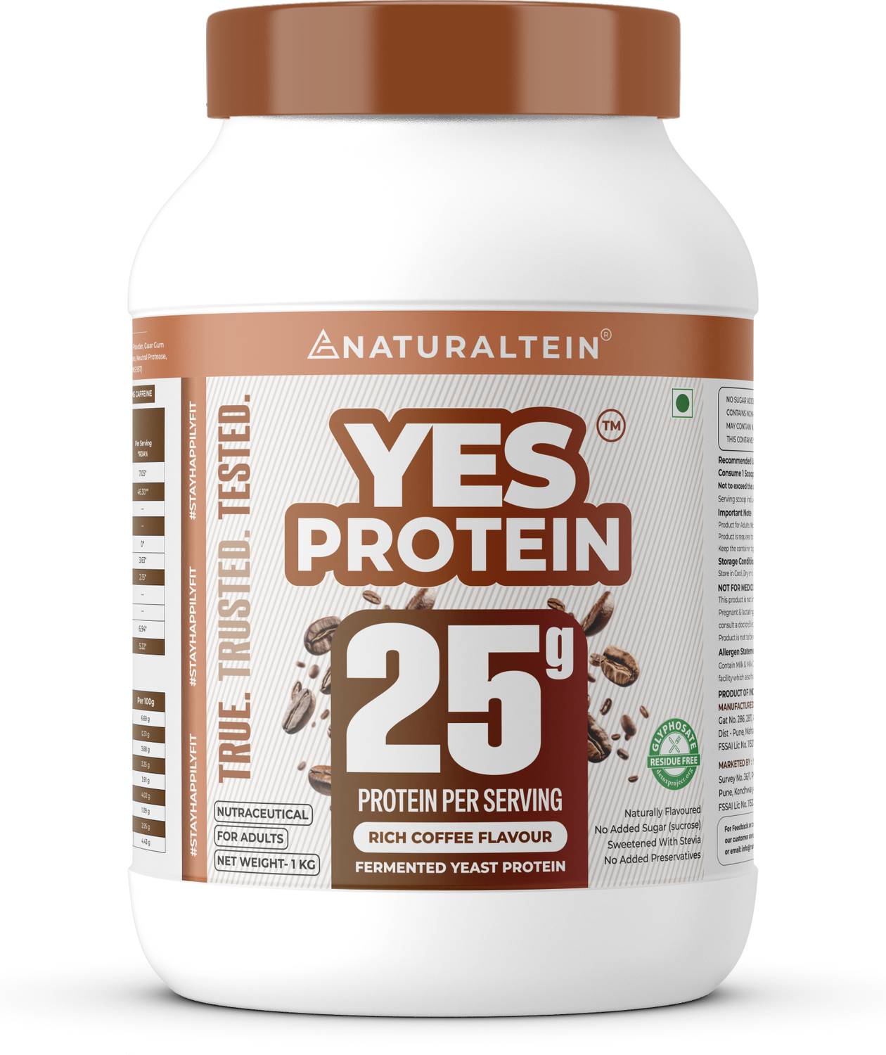 NATURALTEIN Fermented Yeast Protein Powder 25g