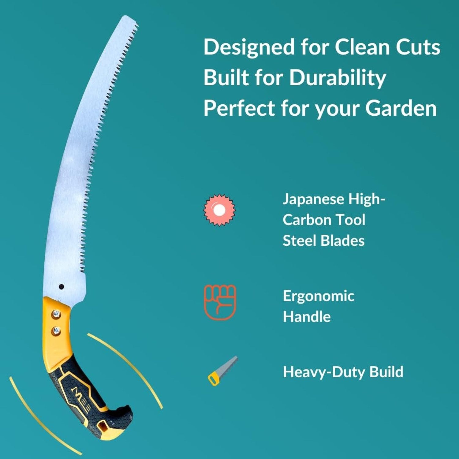 Image of Toolihub 330mm Hand Saw Heavy saw with Smart Cover Bypass Pruner