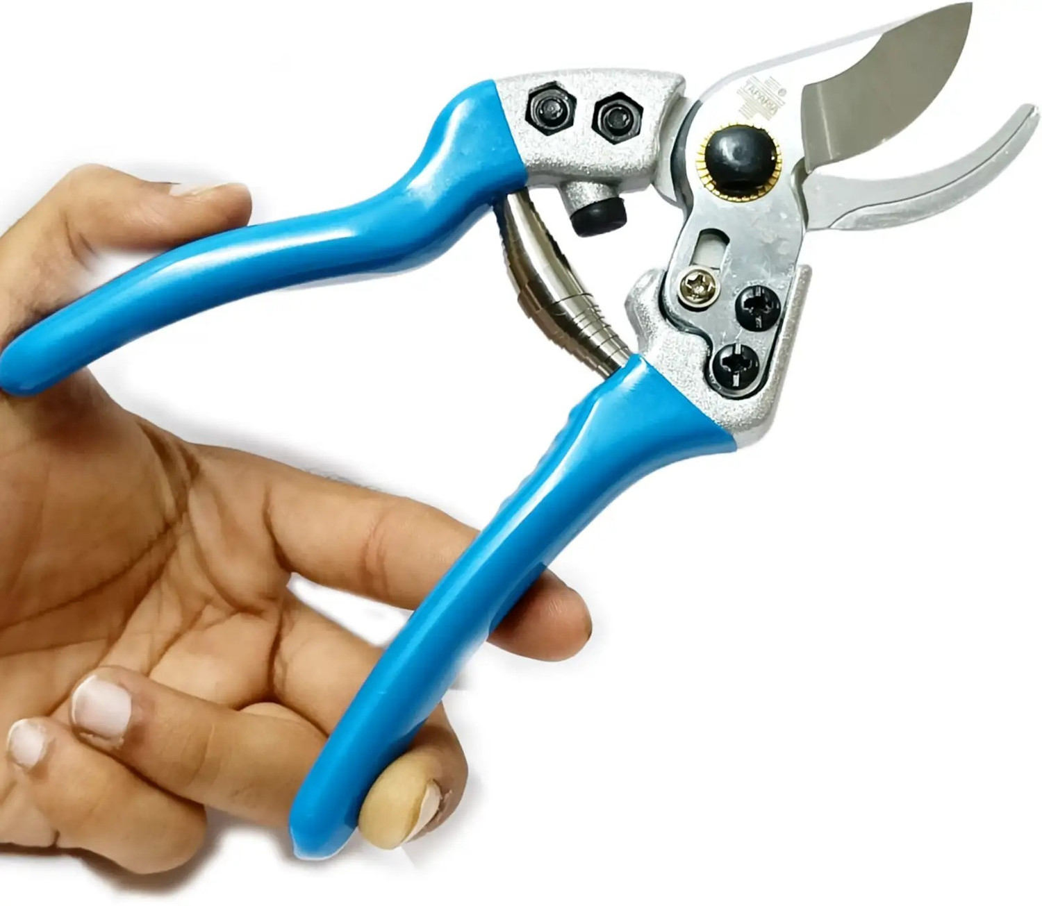 Image of taparia Pruning Shear 9-inch Gardening Tool Scissor Garden sharp cutter with Grip Handle Garden Scissor Plant Branch Cutter Anvil Pruner