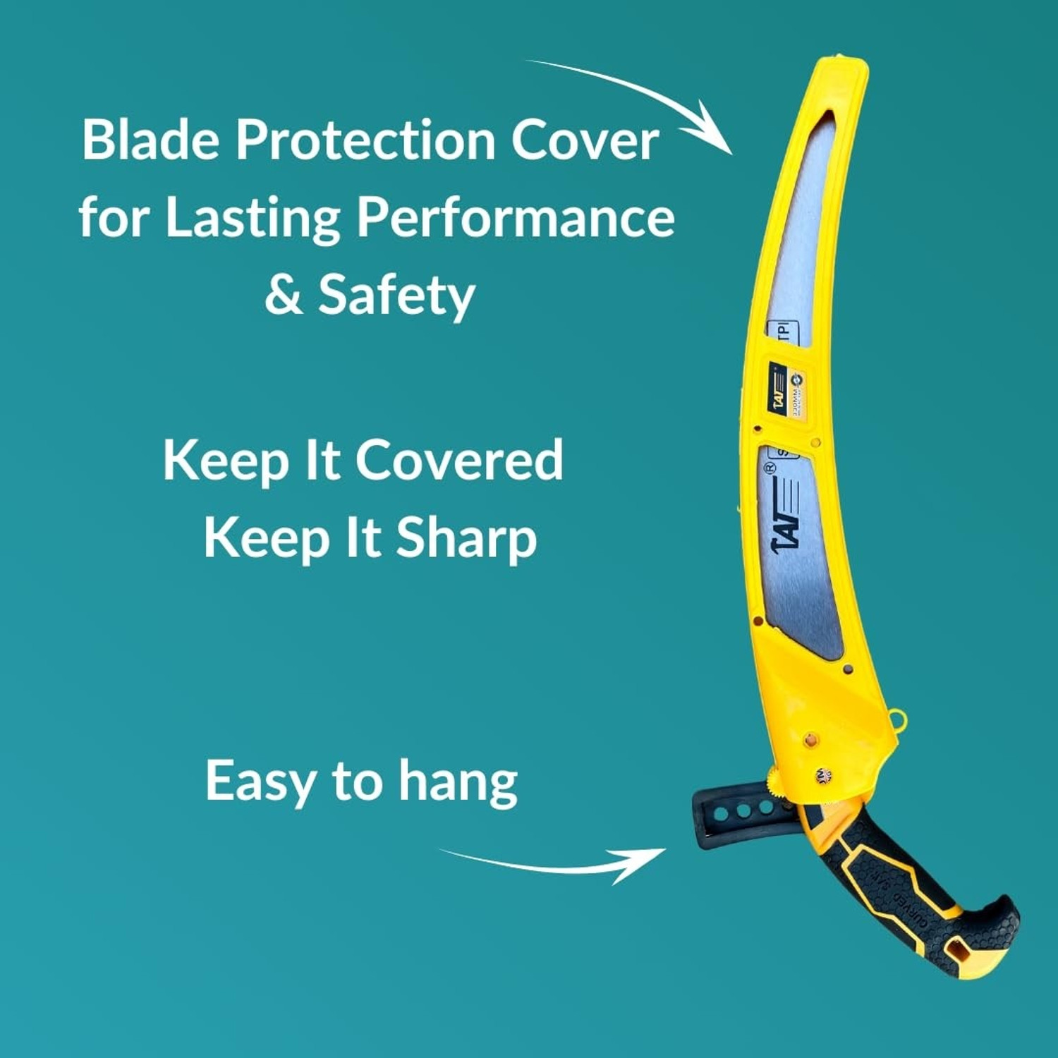 Image of Toolihub 330mm Hand Saw Heavy saw with Smart Cover Bypass Pruner