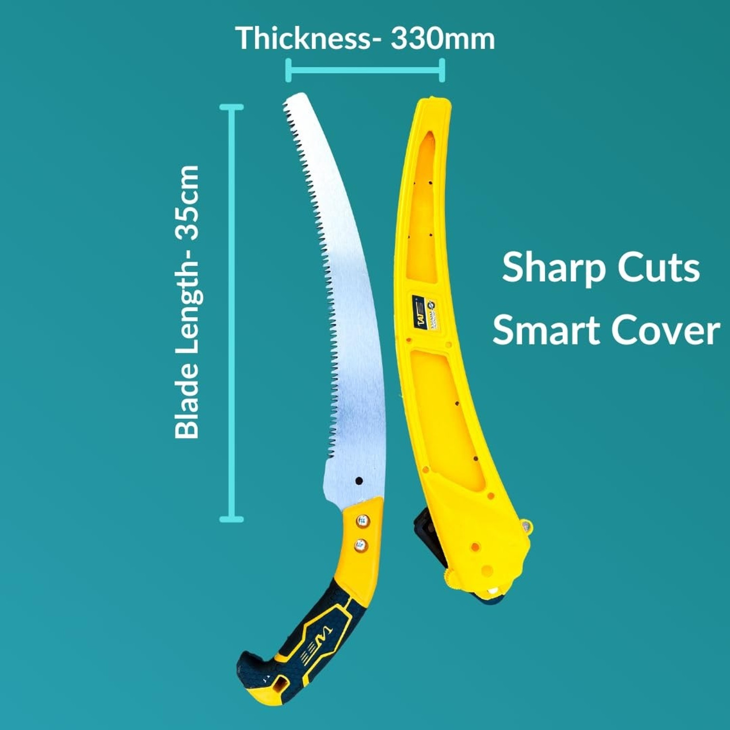 Image of Toolihub 330mm Hand Saw Heavy saw with Smart Cover Bypass Pruner