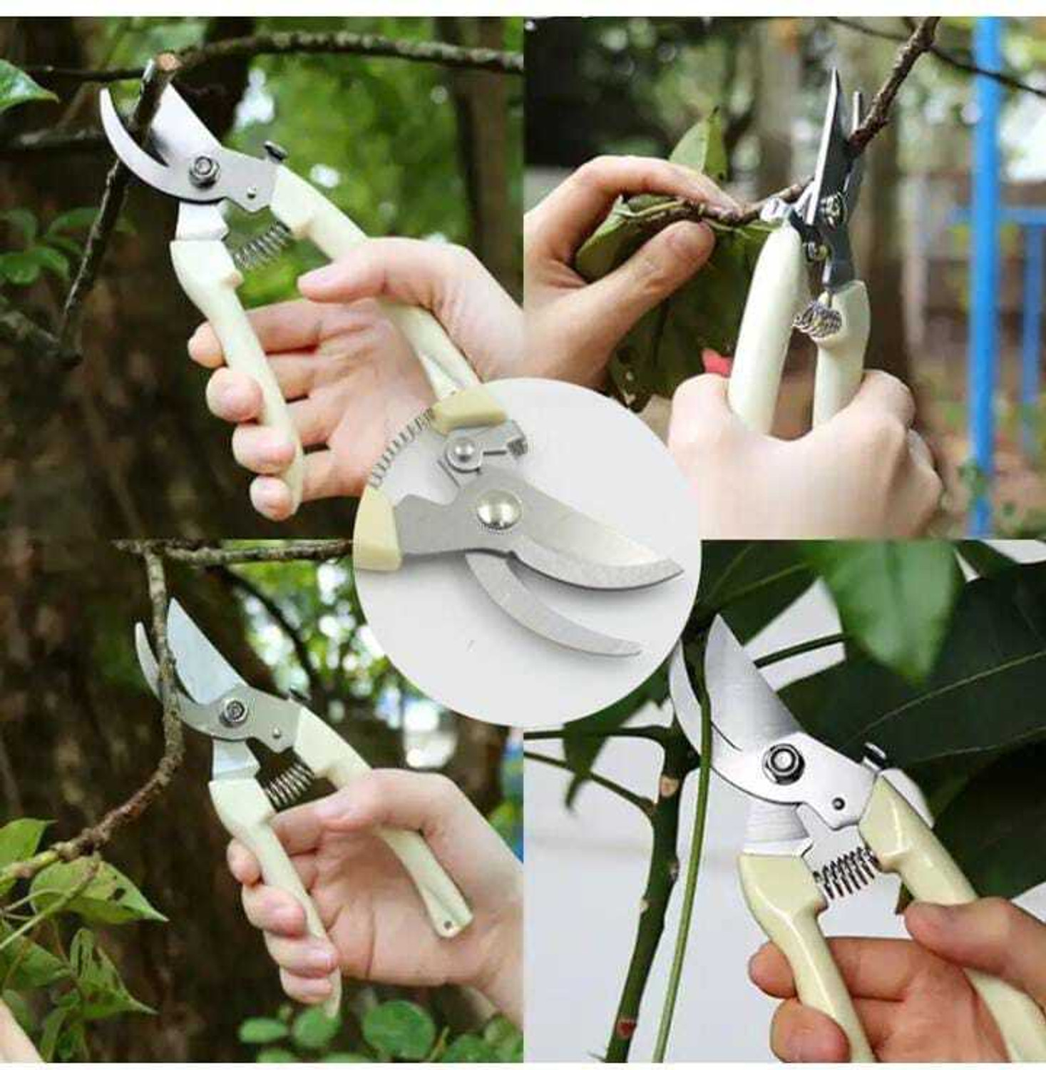 Image of Jiqop Flower Cutter and Grass Cutter | Gardening Pruning Shear | Pruning & Leaf Cutter Bypass Pruner