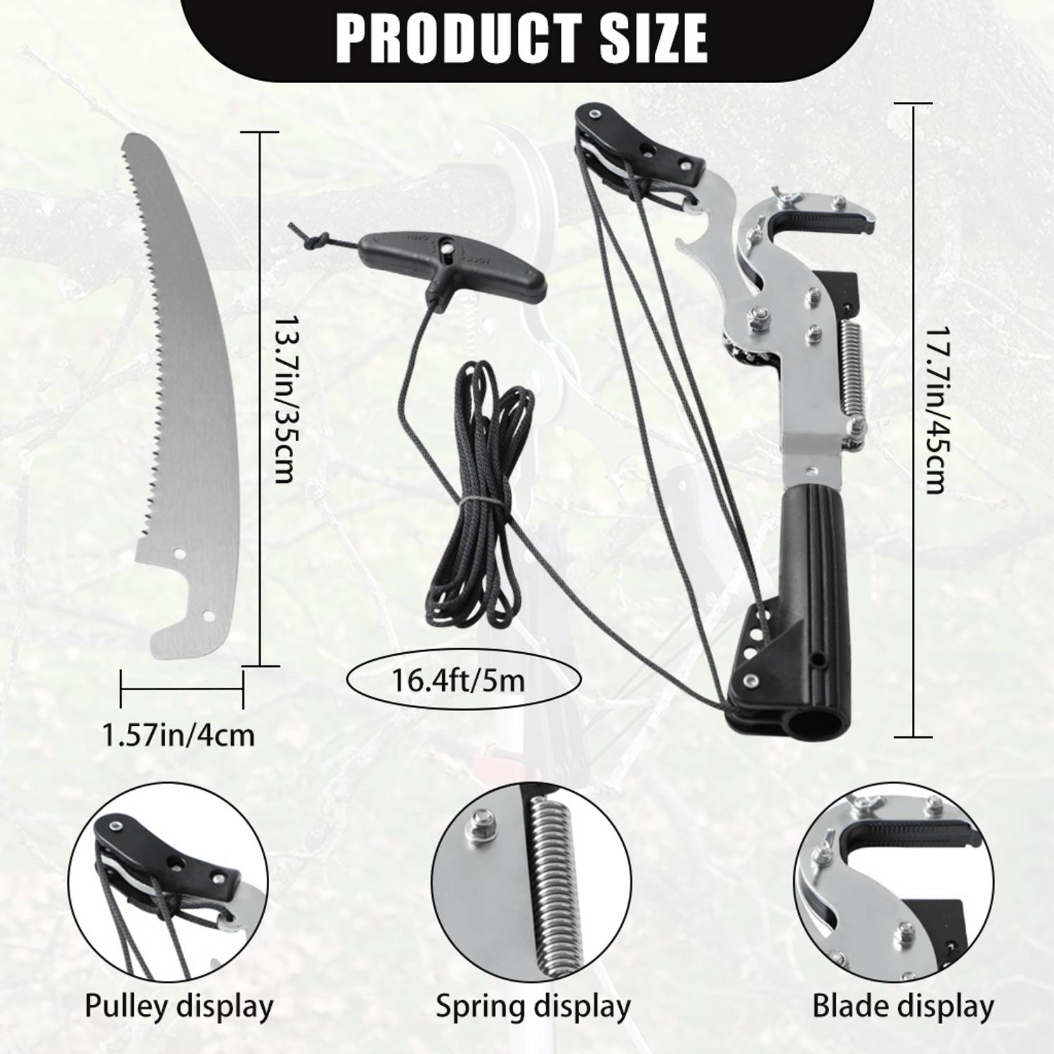 Verilux Manual Pole Pruner Head SK5 Steel - Image 2