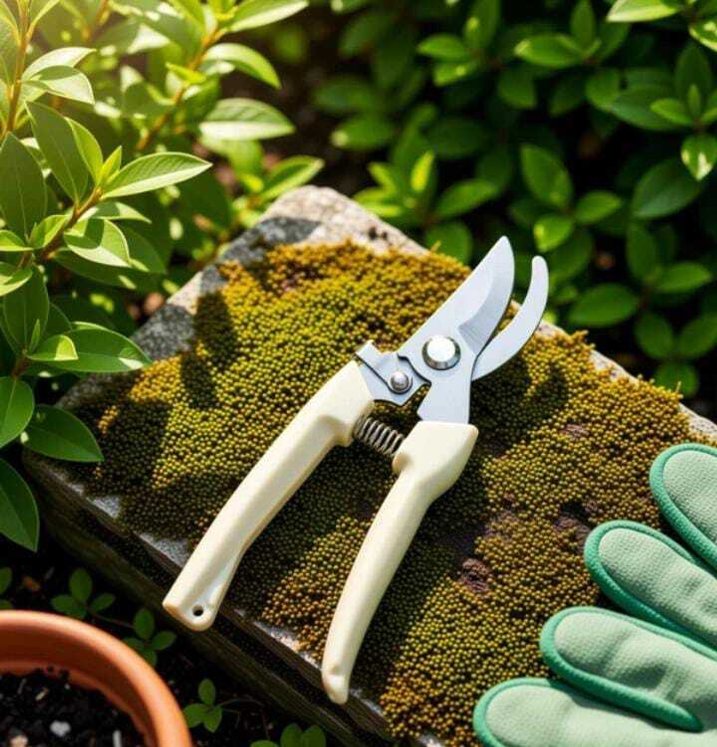 Image of Jiqop Flower Cutter and Grass Cutter | Gardening Pruning Shear | Pruning & Leaf Cutter Bypass Pruner