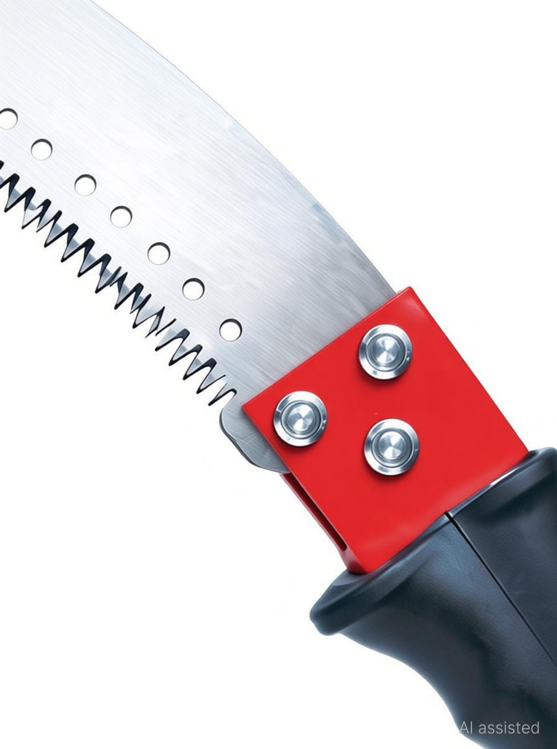 Image of Udyanika Wood Cutter Pruning Saw | Tree Cutter Tool With Extendable Pole Fixing Slot | Hand Saw With Dual side Teeth and Stable Firm Grip Bypass Pruner