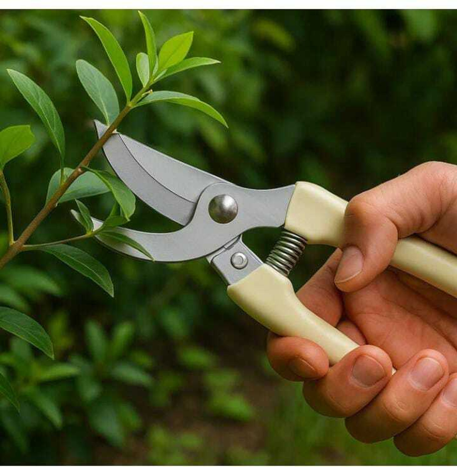 Image of Jiqop Flower Cutter and Grass Cutter | Gardening Pruning Shear | Pruning & Leaf Cutter Bypass Pruner