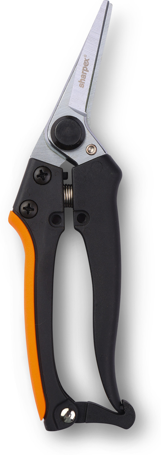Image of Sharpex SHREXP3 Heavy-Duty Professional Pruning Shears - Nylon Handle, SK5 Carbon Steel Blade Bypass Pruner