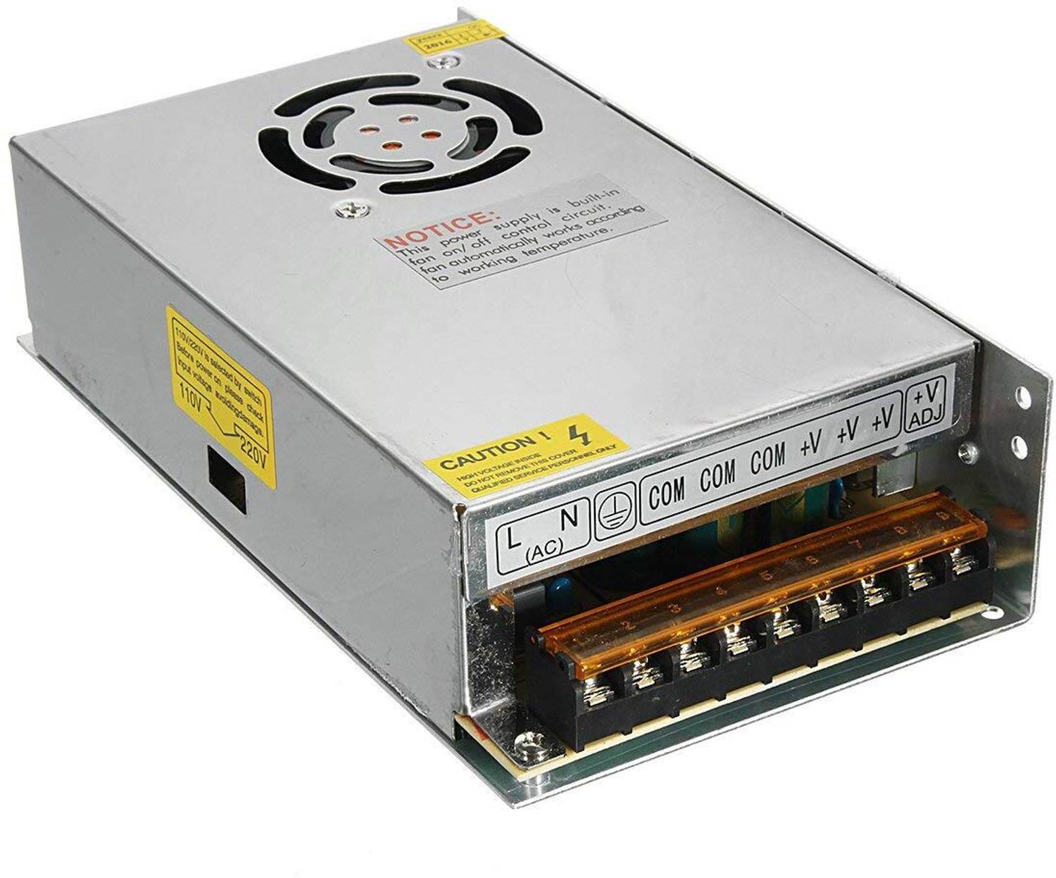 SHREE 120W DC Switching Power Supply with 2 SATA Cables - Image 2