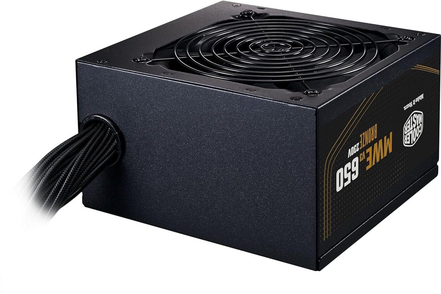 Image of COOLER MASTER MWE 650 V3 Bronze ATX 3.1 650 Watts Computer PSU with 6 SATA Cables