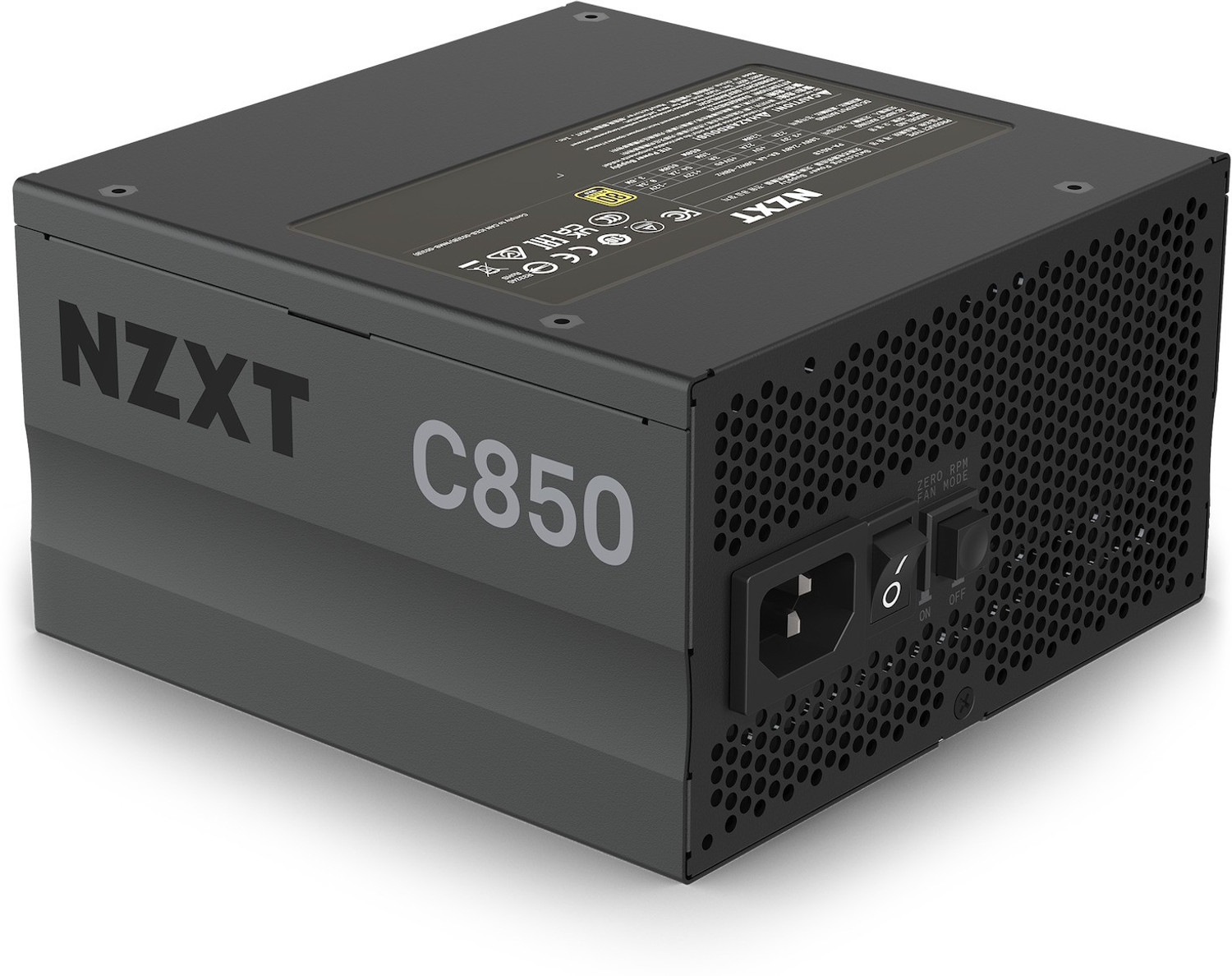 Image of Nzxt 850 W 80+ GOLD FULL MODULAR 850 Watts Computer PSU with 2 SATA Cables