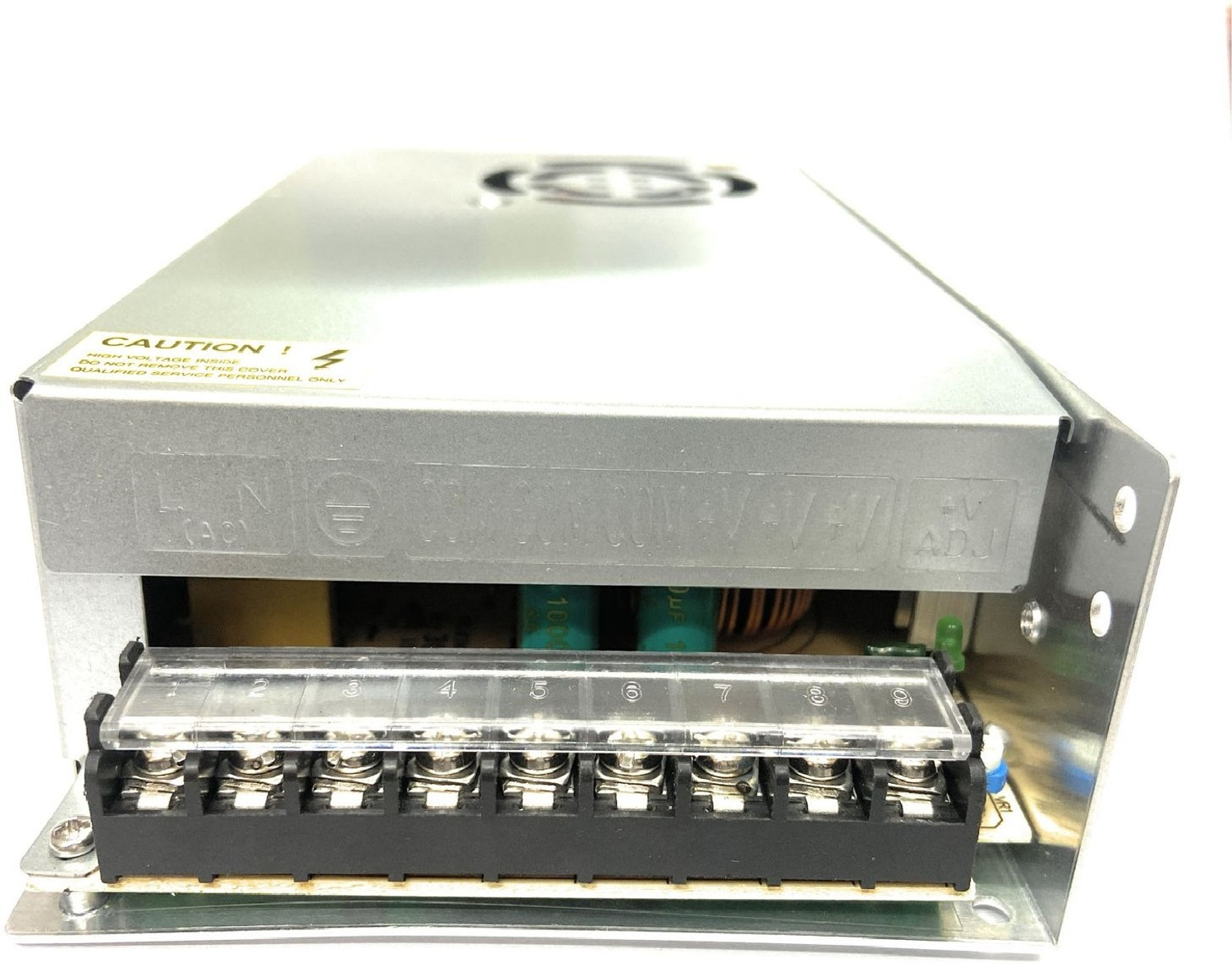 Image of DHRUV-PRO Led Indicator 24 Volt / 10 Amp DC Output Power Supply Metal Case Type Power Supply Adaptor for CCTV Camera AC Input 100 /240vAC 240 Watts Computer PSU with 7 SATA Cables (Silver)