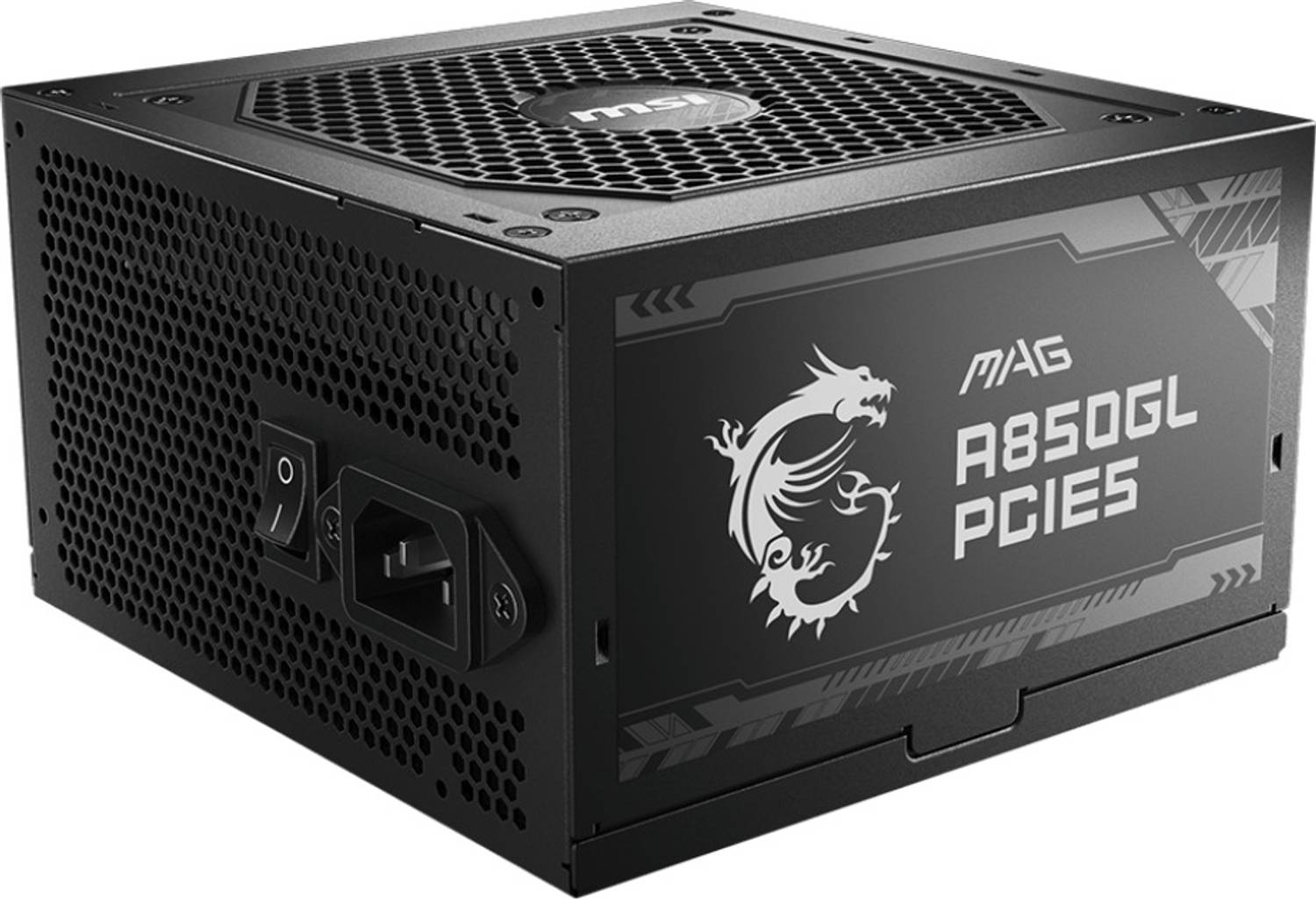 MSI MAG A850GL PCIE5 80 Plus Gold 850 Watts Computer PSU with 8