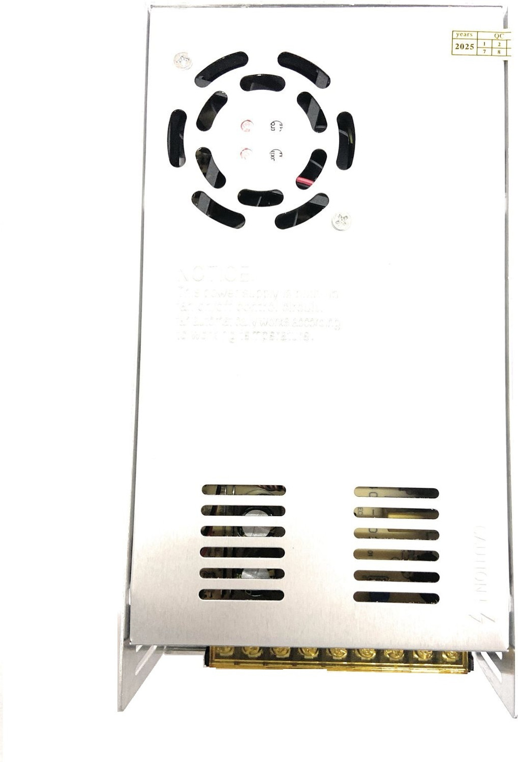 Image of DHRUV-PRO Led Indicator 12 Volt / 30 Amp DC Output Power Supply, Metal Case Type Power LED Driver Power Supply Adaptor for CCTV Camera AC Input 100 /240vAC 360 Watts Server PSU with 9 SATA Cables (Silver)