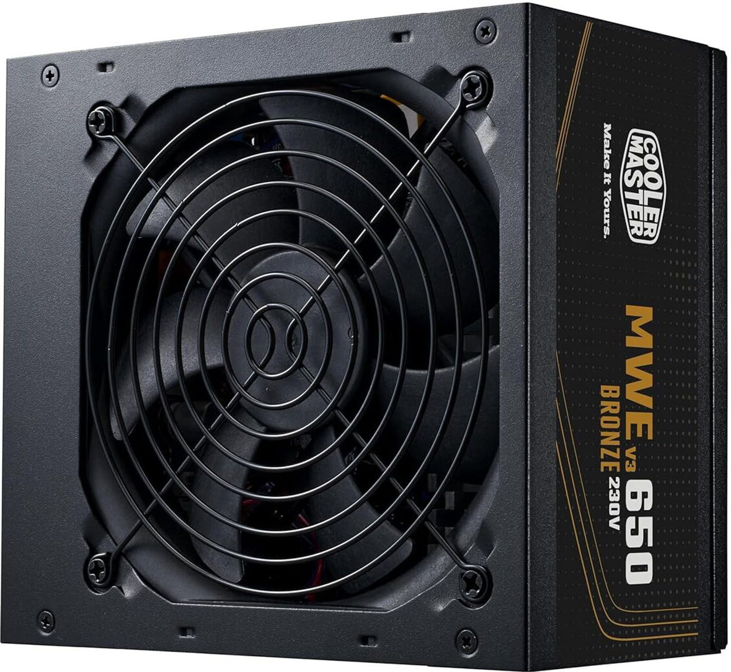 Image of COOLER MASTER MWE 650 V3 Bronze ATX 3.1 650 Watts Computer PSU with 6 SATA Cables
