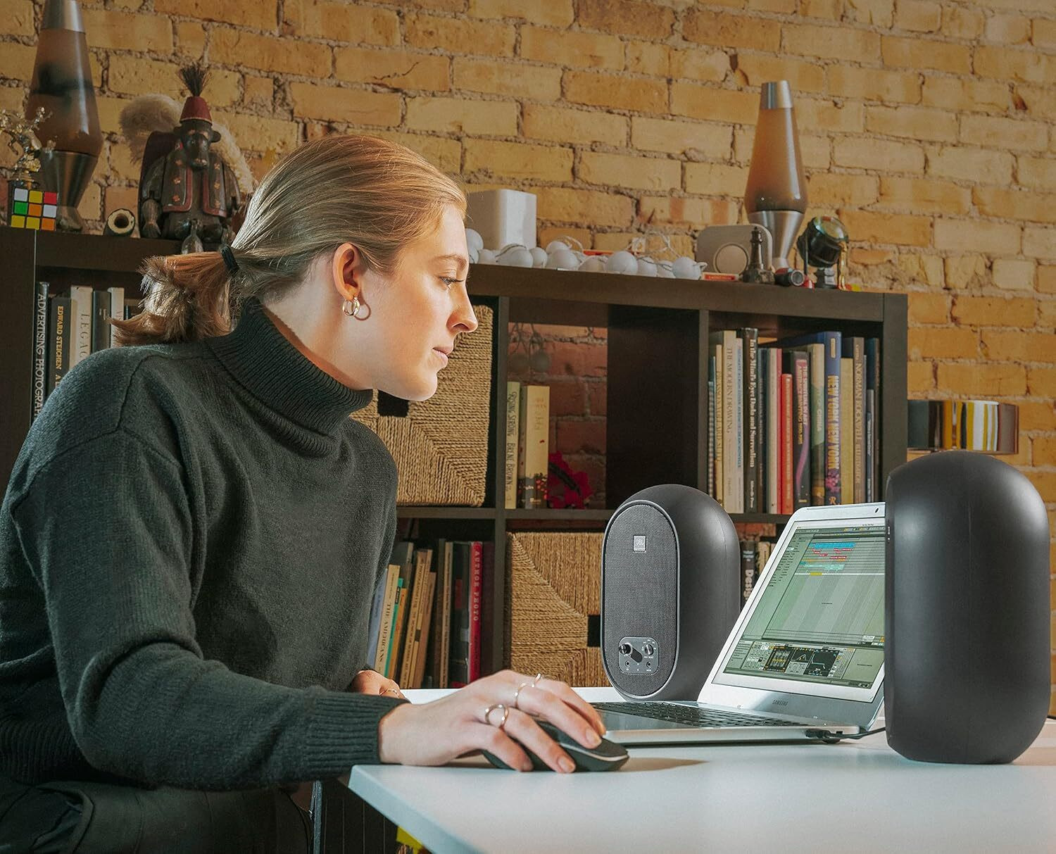 Image of JBL Professional 104BT Compact Reference Desktop Monitors 60 W Bluetooth Laptop /Desktop Speaker
