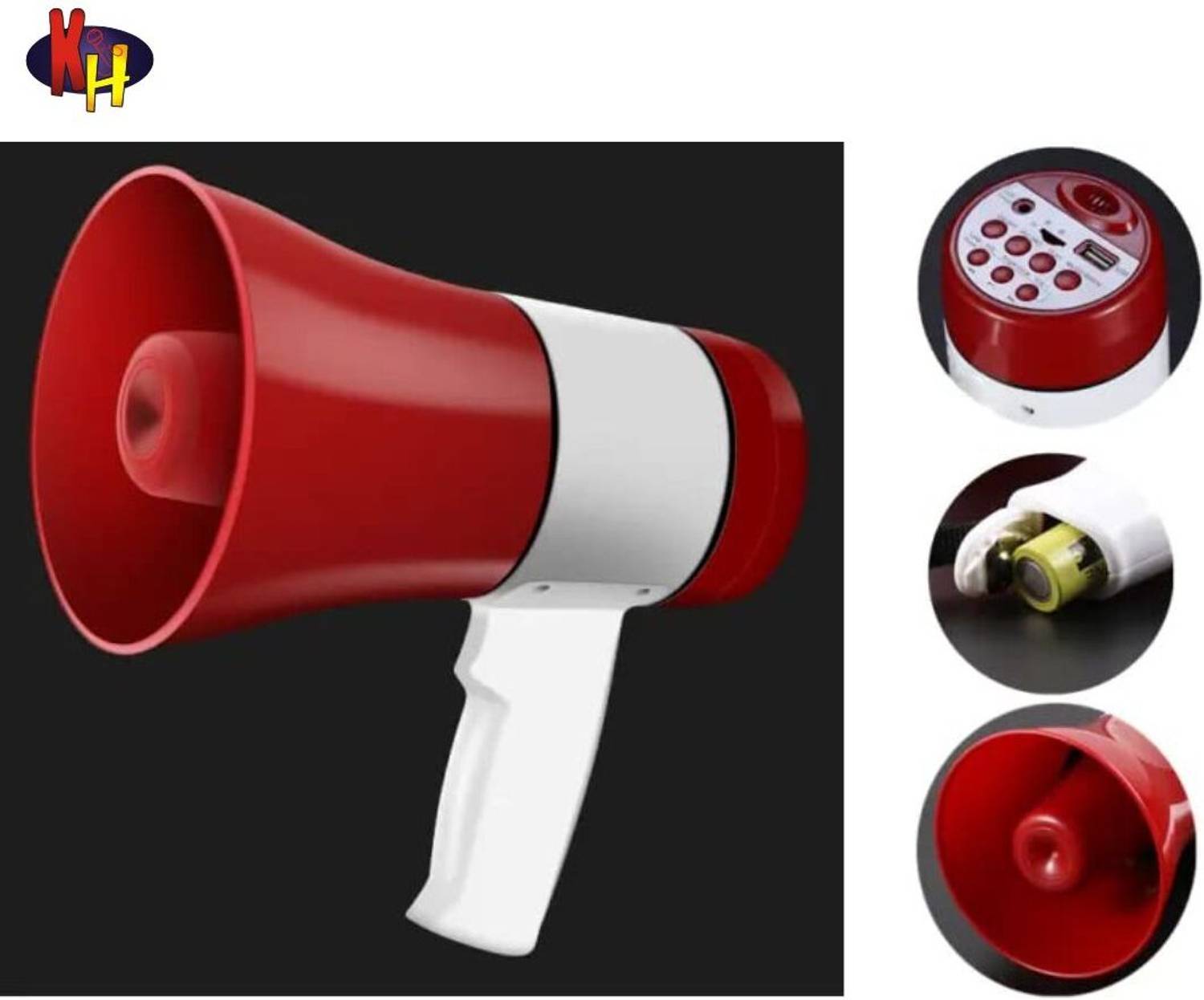 KH 30W Handheld Megaphone with Recorder - Image 5