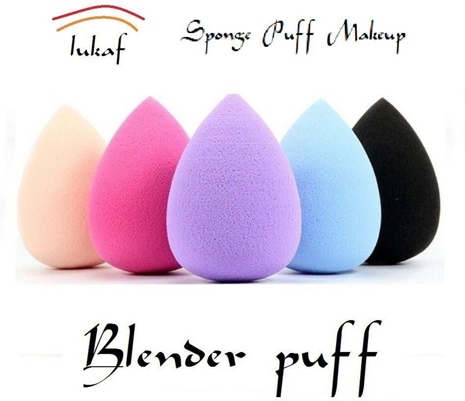 Image of lukaf Makeup Beauty Blender sponge Puff pack of 5
