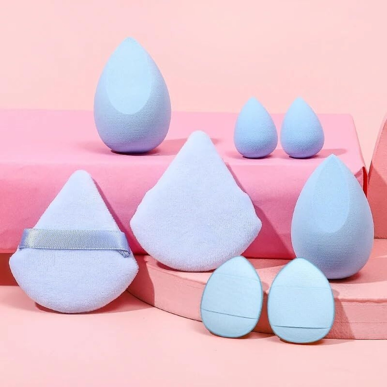 Image of DoDo Girl 12pcs Makeup Puff Small, medium and large combination set