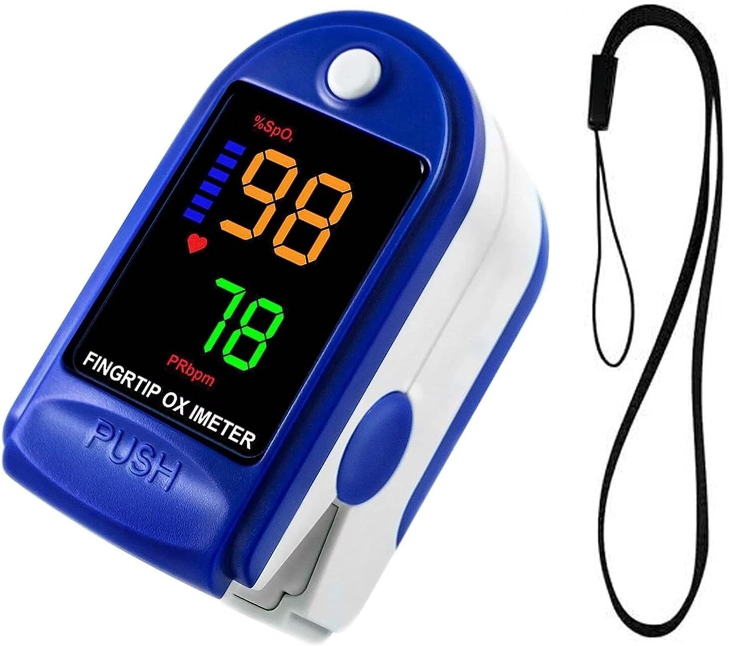 Image of colorsole Portable Pulse Oximeter, Instant SpO2 & Pulse Measurement Pulse Oximeter
