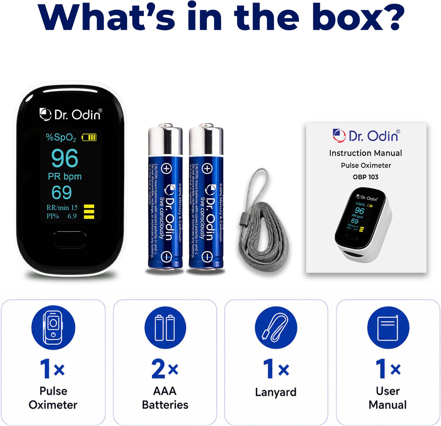 Dr. Odin OPO103 Pulse Oximeter - Image 5