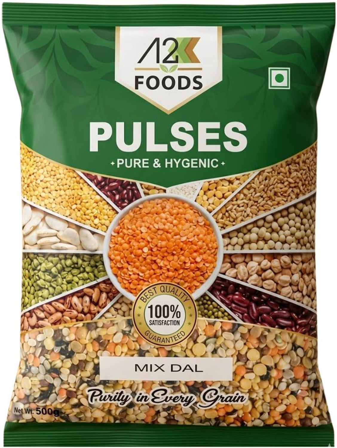 Image of A2K FOODS Unpolished Mix Dal
