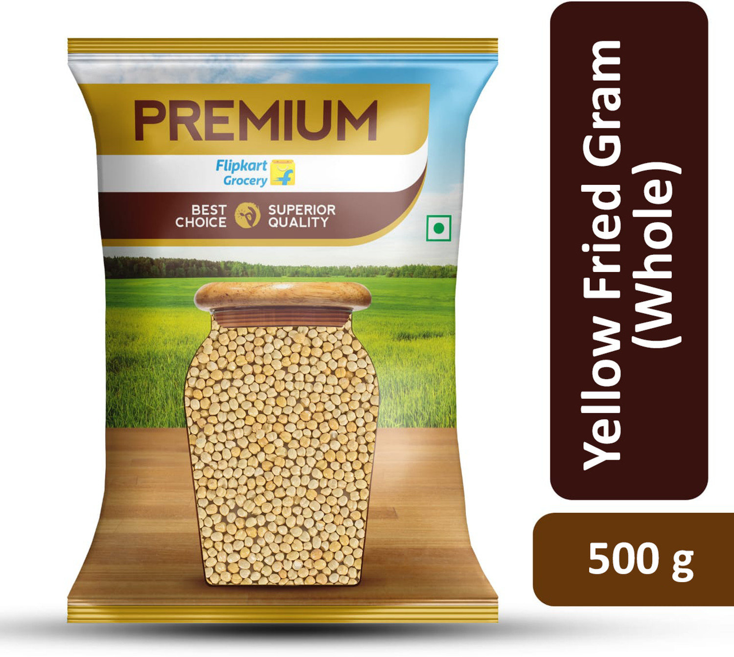 Image of Premium Unpolished Fried Gram by Flipkart Grocery