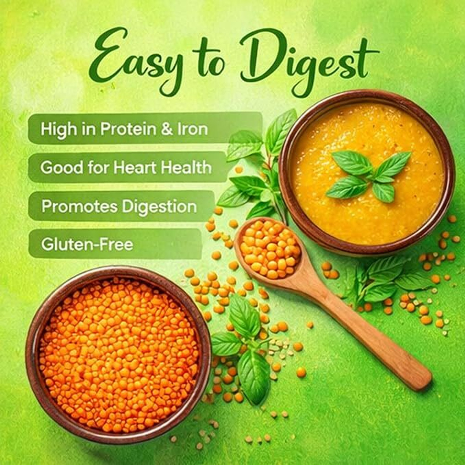Image of Pearl Organic Fresh Unpolished Masoor Dal (Split)