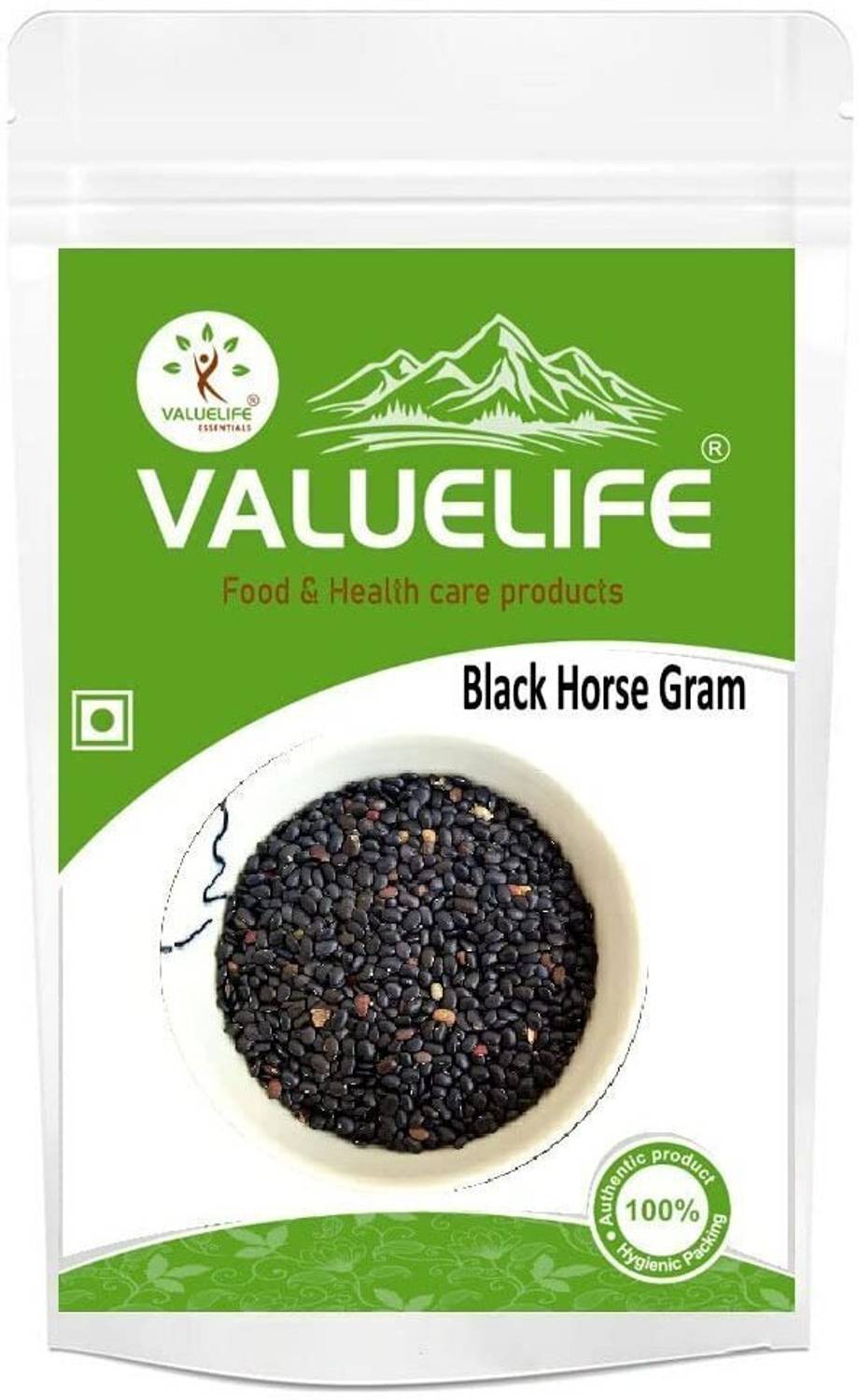 Value Life Unpolished Horse Gram 1kg - Image 1