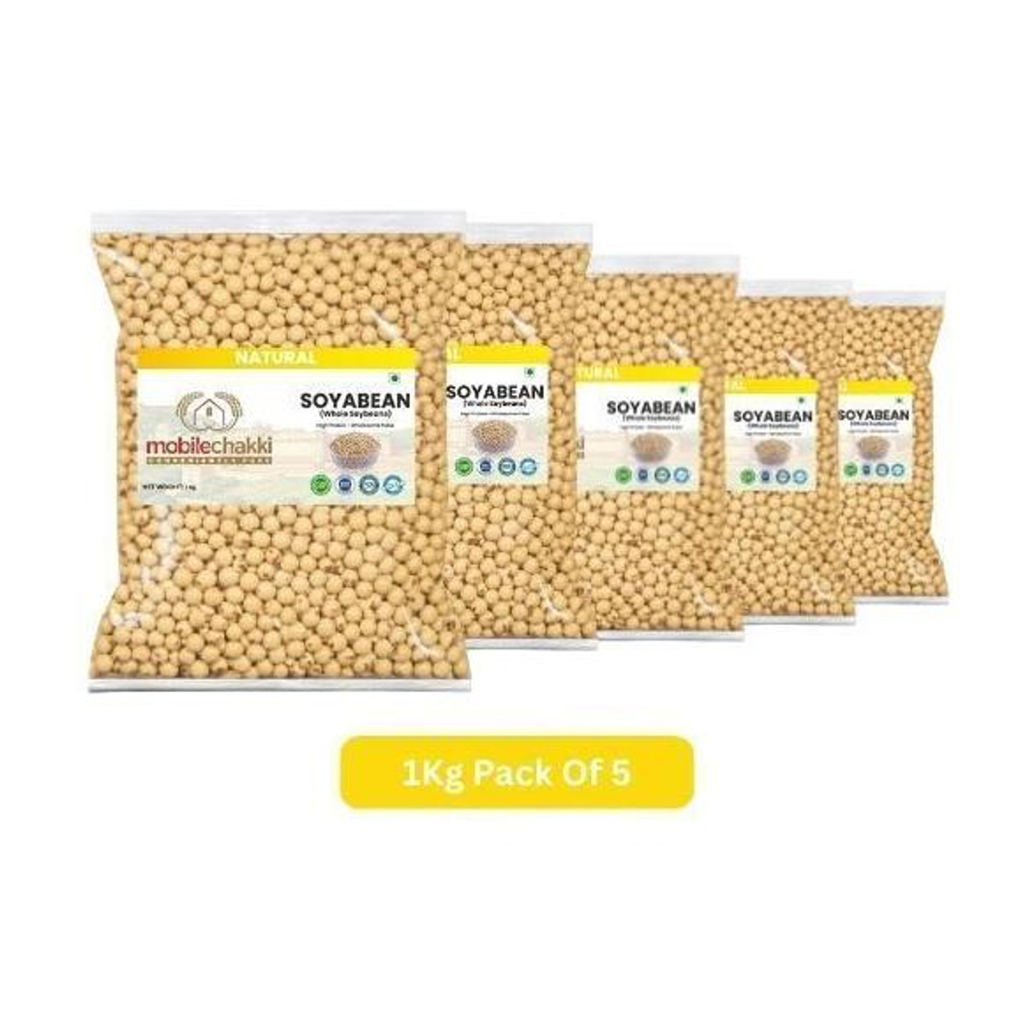 Image of MOBILE CHAKKI Unpolished Soya Bean