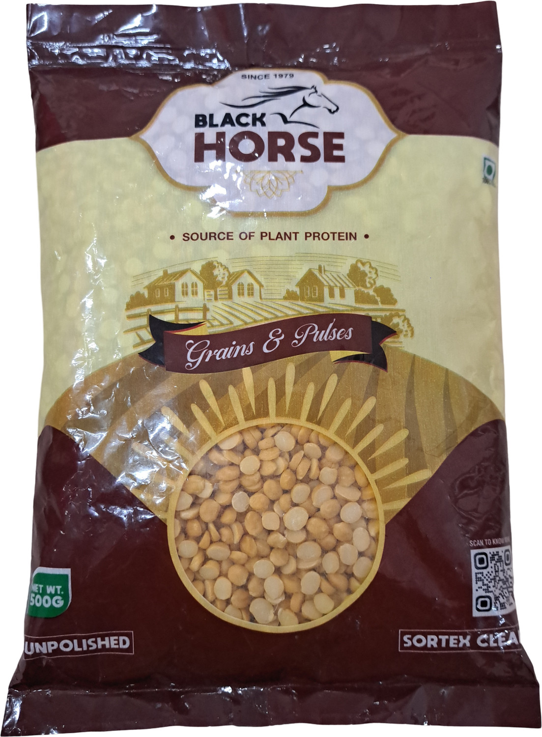 Image of Blackhorse Unpolished Yellow Chana Dal (Split)