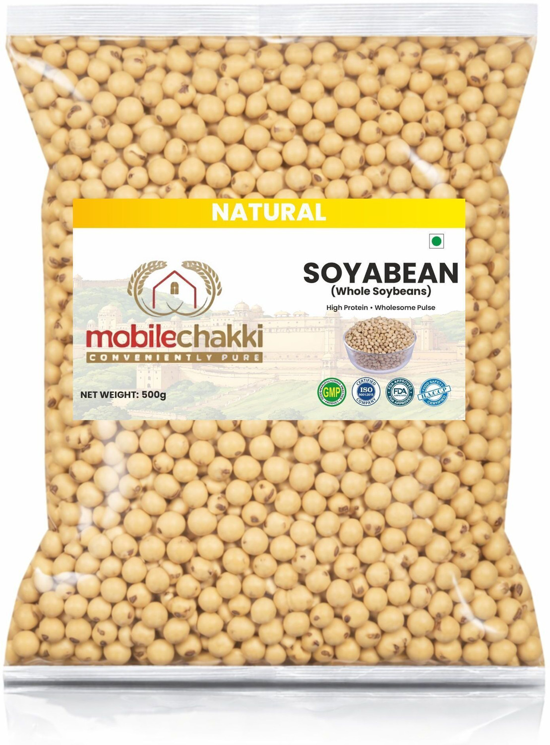 Image of MOBILE CHAKKI Unpolished Soya Bean