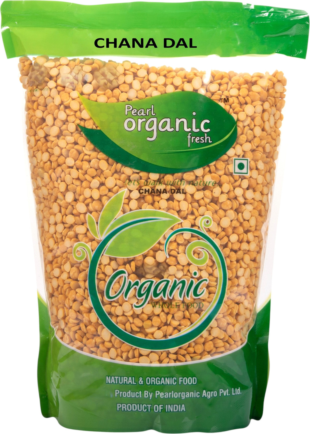 Image of Pearl Organic Fresh Unpolished Yellow Chana Dal (Split)