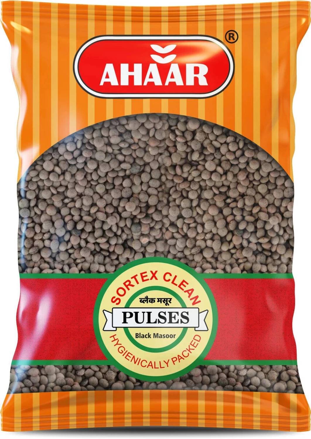 Ahaar Unpolished Black Masoor Dal (Whole)