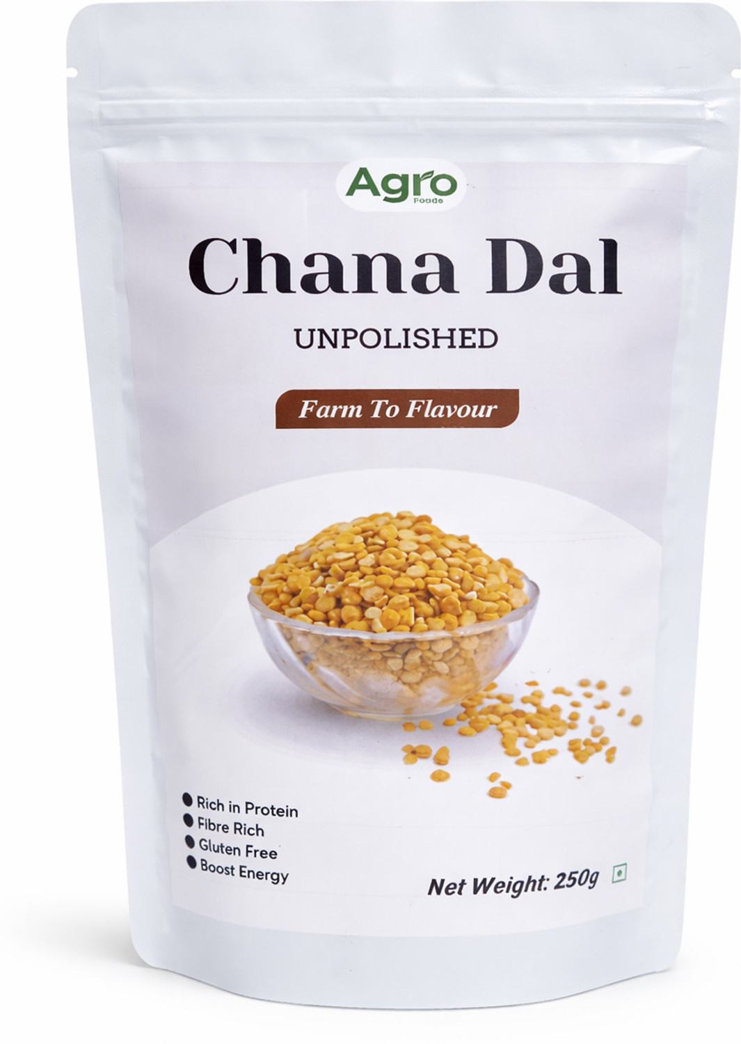 Image of Agro Foods Unpolished Chana Dal (Split)
