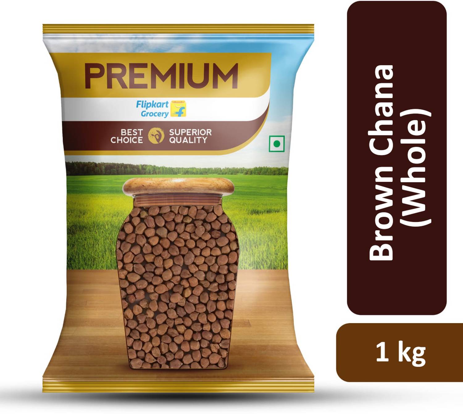 かん(購入不可) Premium Unpolished Chana by Flipkart Grocery Price in India - Buy