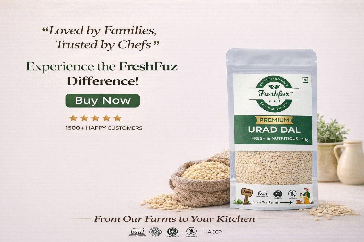 Image of freshfuz Yellow Moong Dal (Split)