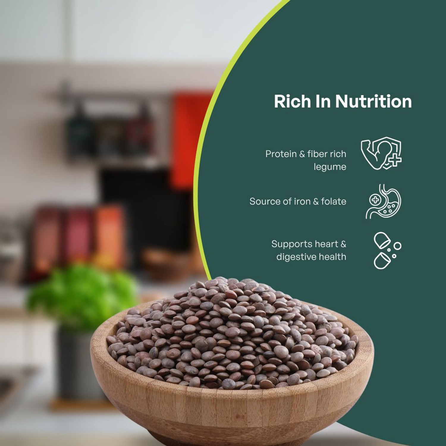 Image of GRAIN ESSENCE Unpolished Masoor Dal (Whole)