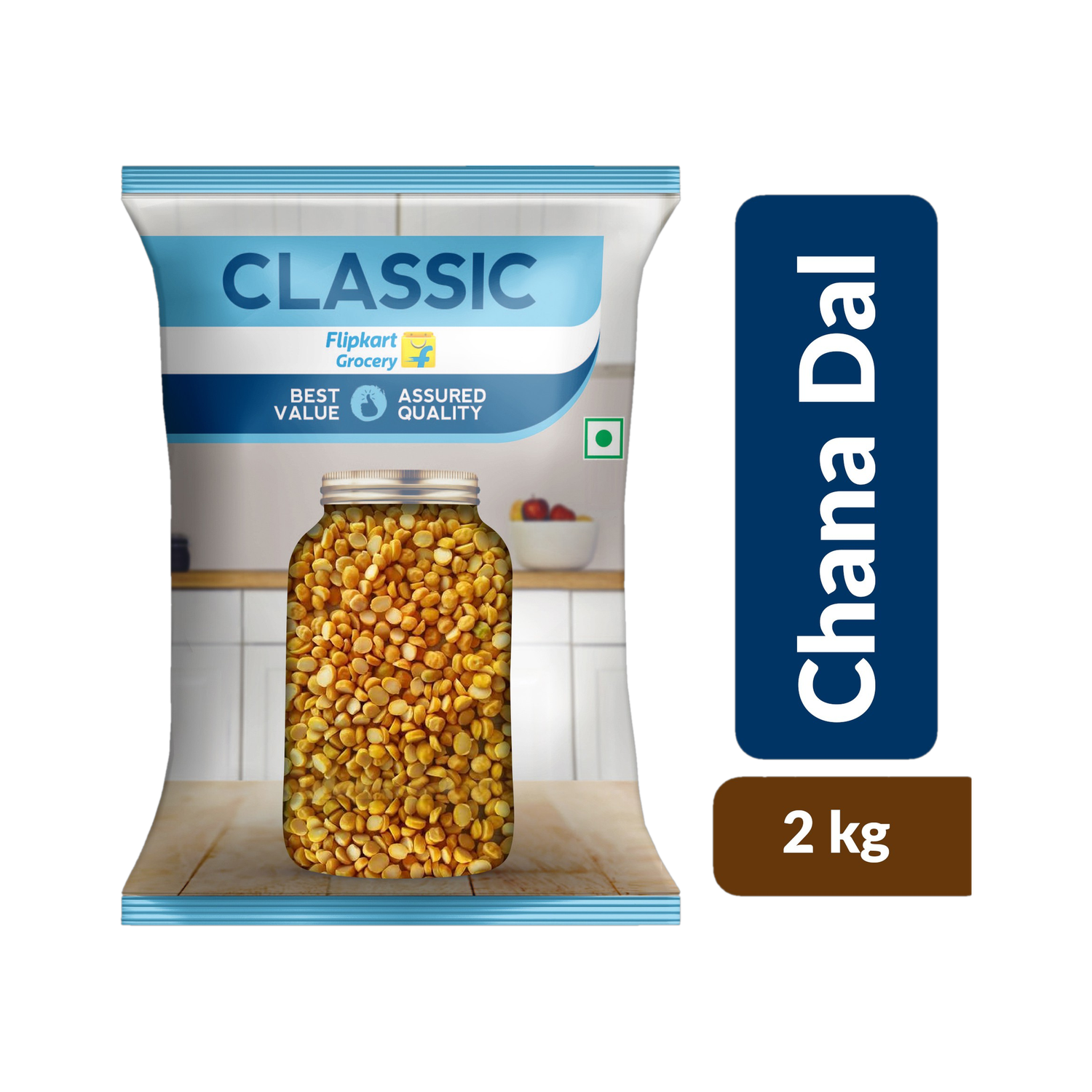 Image of Classic Chana Dal (Split) by Flipkart Grocery