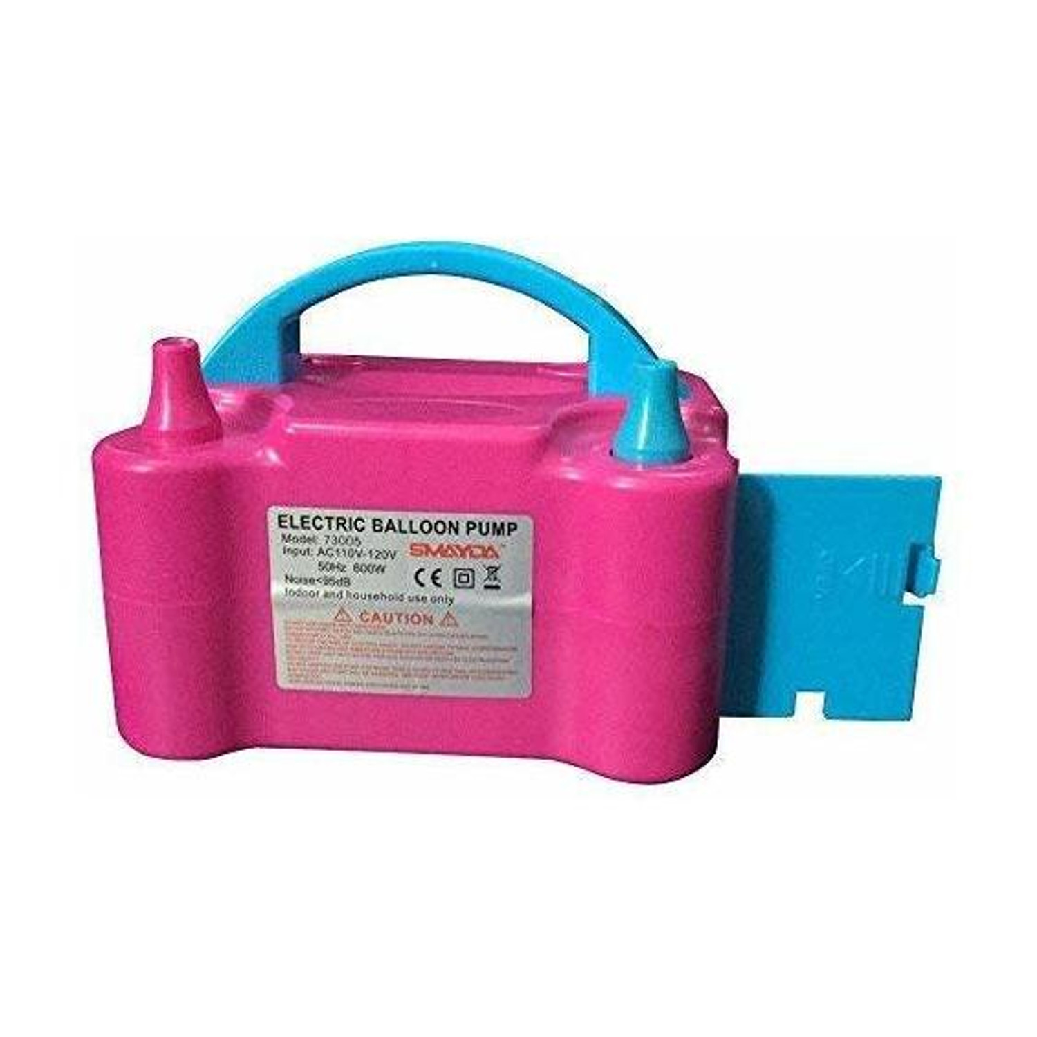 Image of Rozi Decoration Electric Air Pump for Balloons Balloon Pump (Pink, Blue)