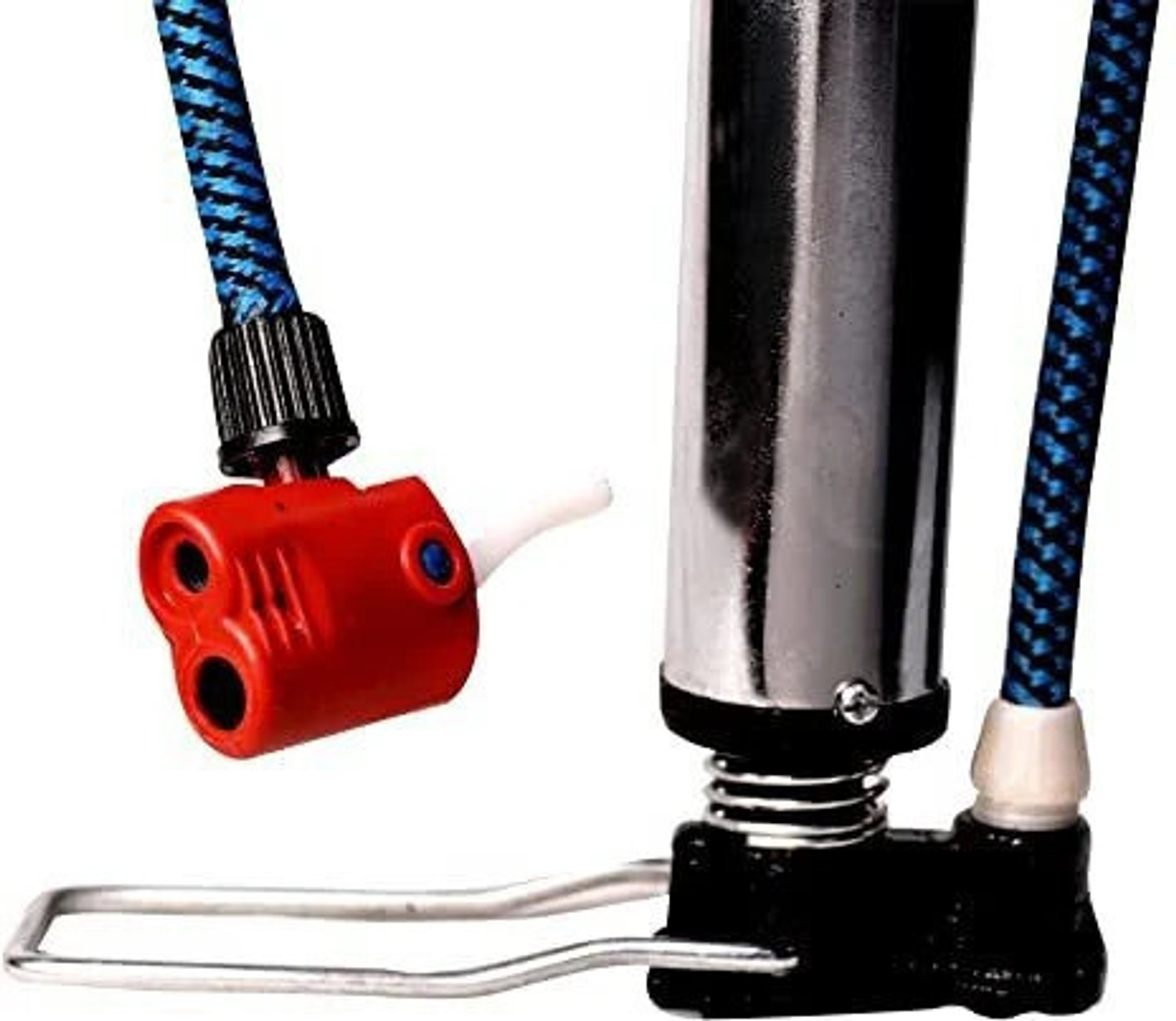 Image of nsm STEEL PUMP MULTI PURPOSE USE Ball, Basketball Pump, Car, Volleyball Pump, Motorcycle, Football Pump, Bicycle Pump