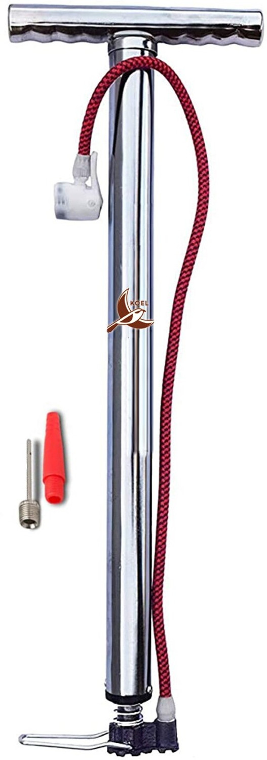 Image of Koel Air Pump for Bicycle Steel Cycle air Pump Bicycle, Ball, Balloon, Inflatable Furniture, Motorcycle, Volleyball Pump, Float, Car Pump