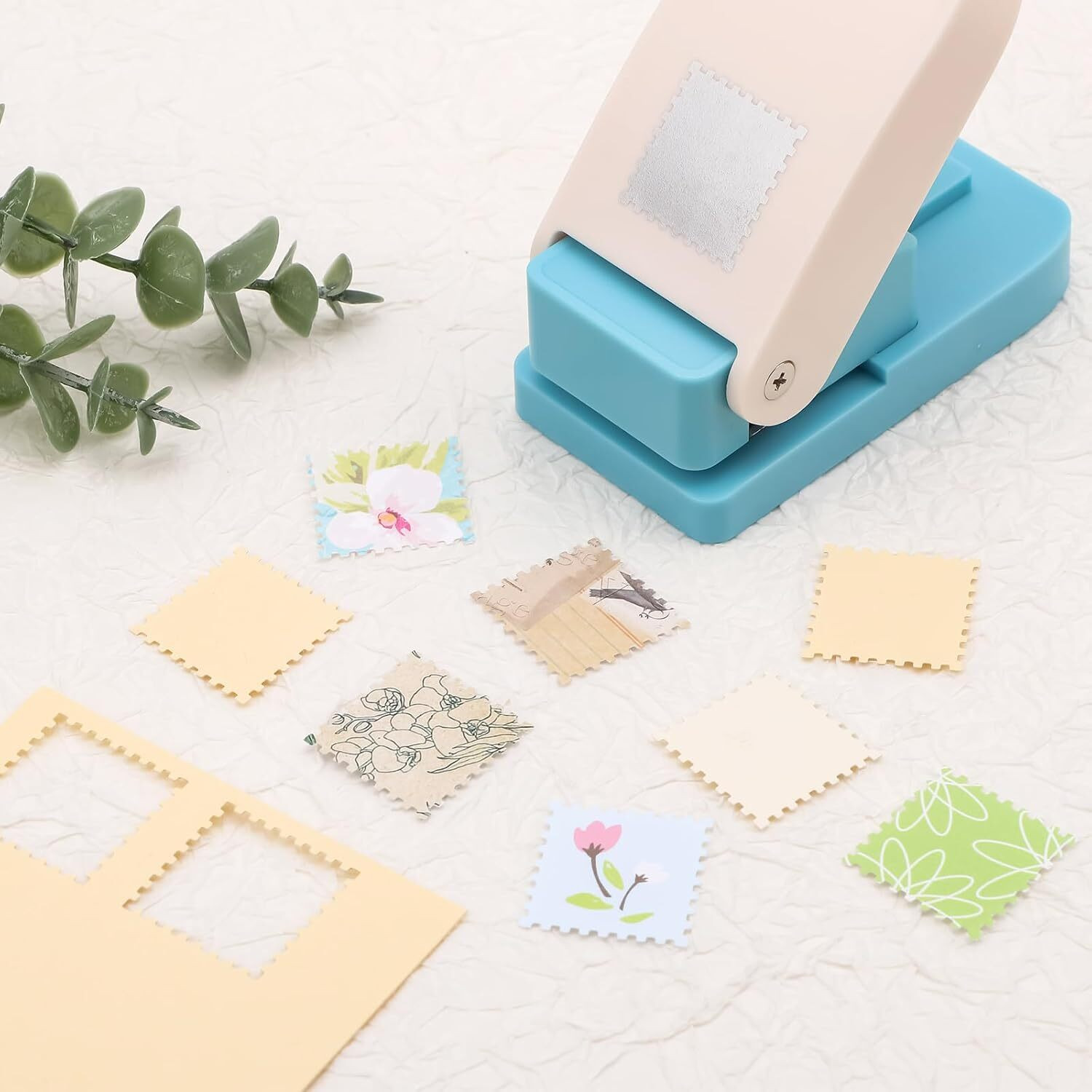 Image of StampPunch Stamp Puncher, Postage Stamp Punch Tool Cutter for DIY Card Making,Scrapbooking Punches & Punching Machines