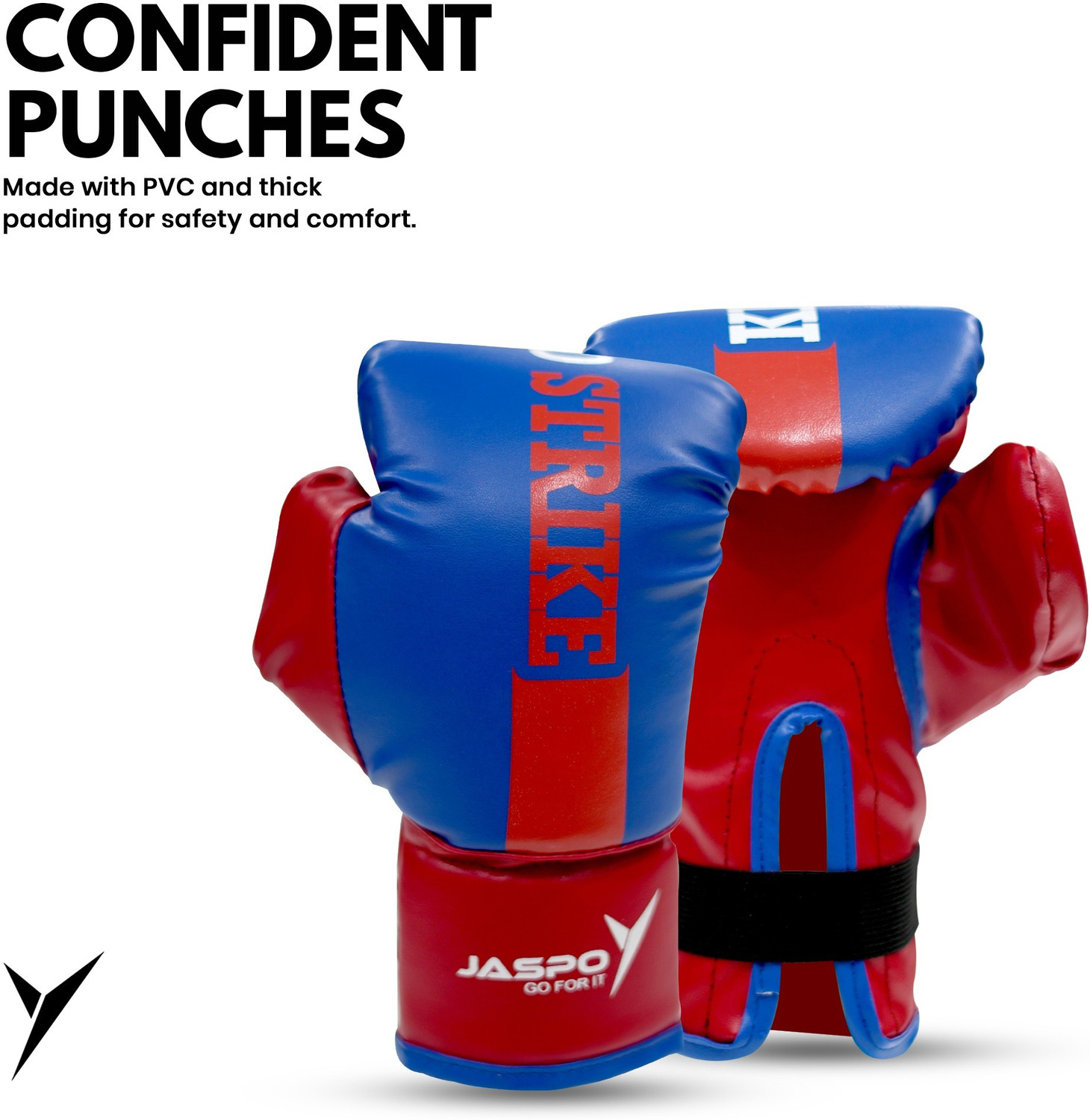 Image of Jaspo Kid Strike Boxing Kit for Kids 3-8 Yrs|Punch Bag, Boxing Gloves & Headgear Combo Hanging Bag