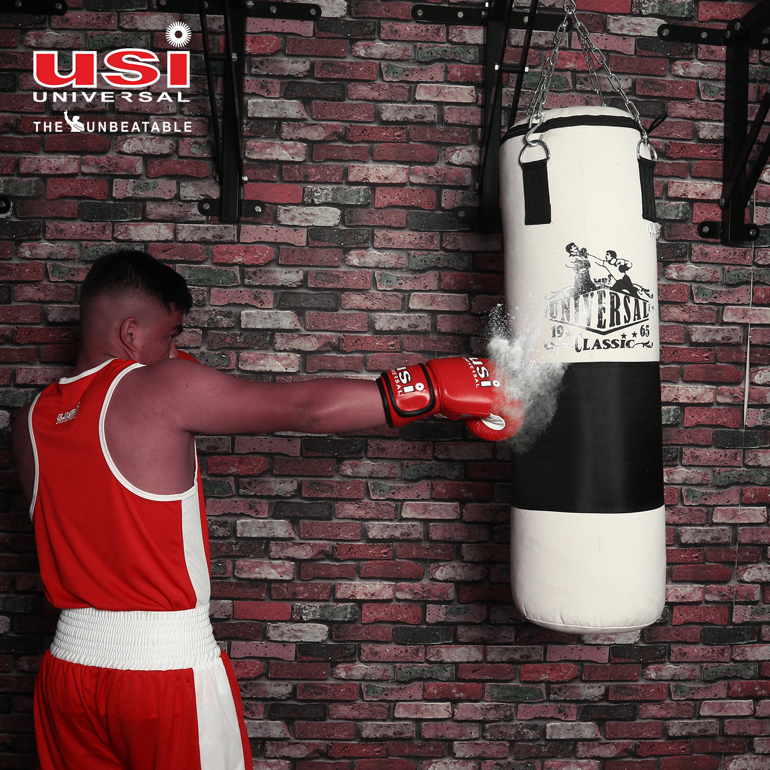 Image of usi Boxing Bag , Punching Bag , 626C Classic 120cm Canvas Filled Boxing Bag Hanging Bag