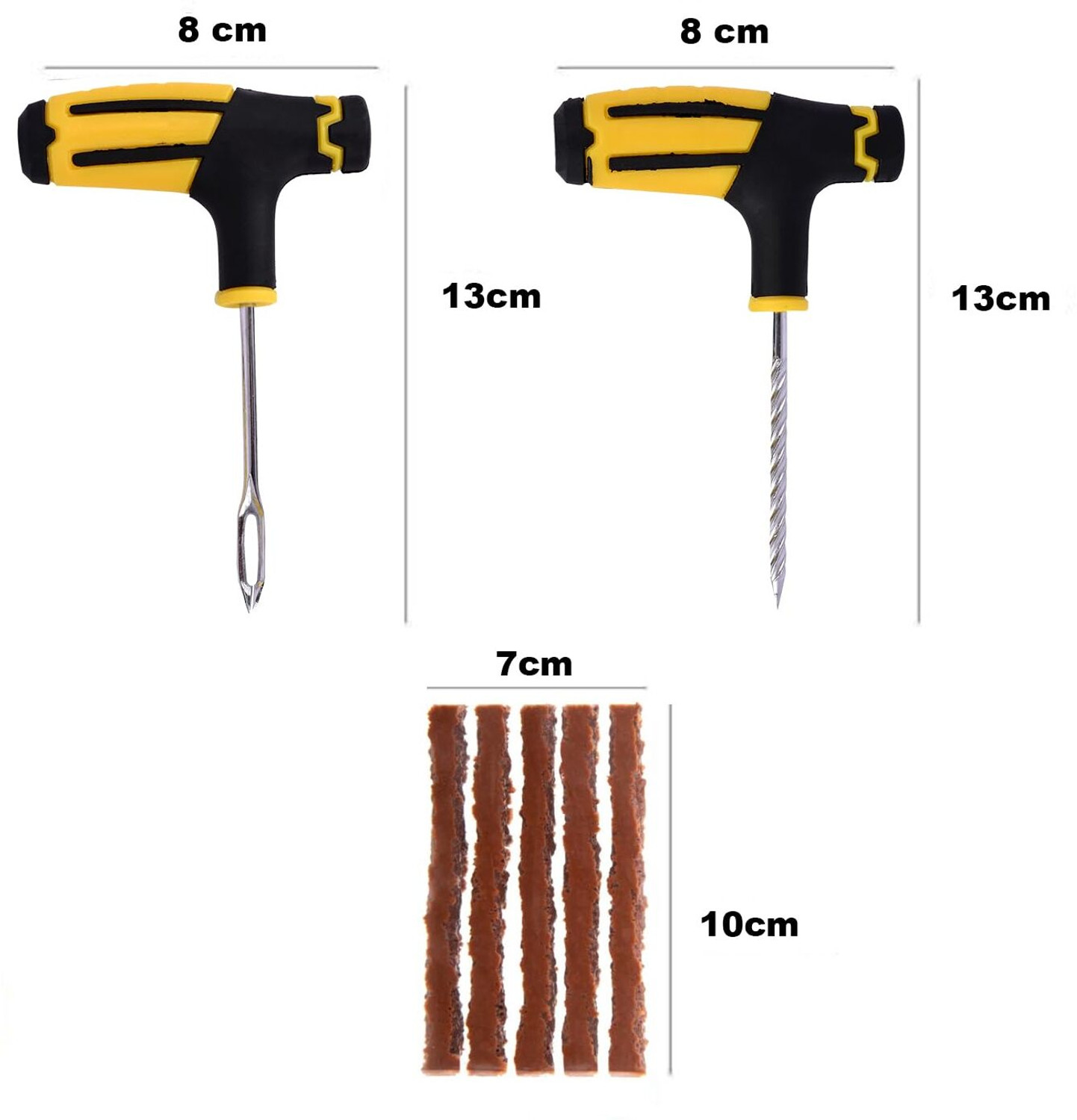 Image of TIREWELL TW-5030 Universal Tubeless Tyre Puncture Repair Kit with Box Emergency Tool Tubeless Tyre Puncture Repair Kit